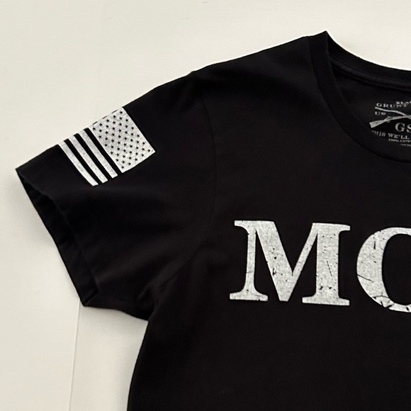 Grunt Style Black White Mom Cotton tee shirt size XL - Picture 8 of 9